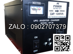 Máy kích điện sin chuẩn 12VDC/220VAC-1000VA - Nhản hiệu : Fushin