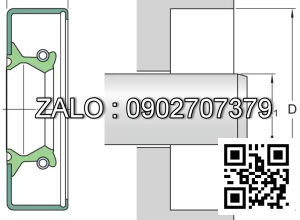 Phốt chắn dầu 30X50X10 HMSA10 RG