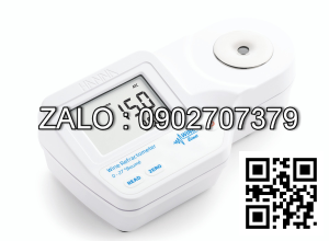 Khúc xạ kế phân tích độ ngọt trong rượu, nước trái cây Hanna HI96812 (0 to 28 °Baume)