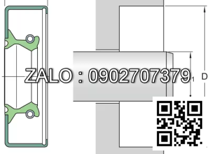 Phốt chắn dầu 78X100X10 HMSA10 RG