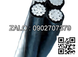 Cáp vặn xoắn hạ thế -TCVN/AS3560 (4 lõi, ruột nhôm, cách điện XLPE) LV-ABC-4x70 (4x19/2.17) -0,6/1kV (ruột nhôm)