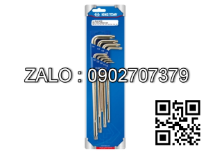 Bộ chìa vặn hoa thị (torx) VATA 11 cây T10-T60
loại dài Mạ crom 14-24R11