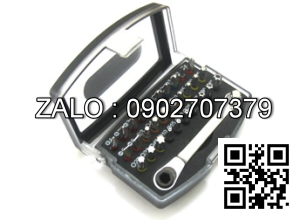 Bộ tuốc nơ vít VATA Mũi vít 32 chi tiết 1/4''
 QS125321