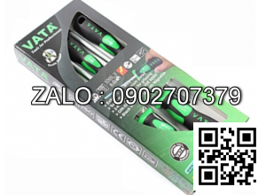 Bộ tuốc nơ vít VATA cán nhựa TPR 2 cạnh & 4
cạnh 6 chi tiết 2406BFP