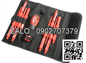 Bộ tuốc nơ vít VATA cách điện VDE nhiều đầu
10 chi tiết 2406PPH1