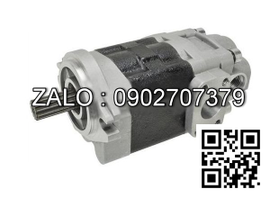 Bơm thủy lực 13 răng 2 tầng cốt dài 3 lỗ hông ( bơm đen )