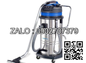 Máy hút bụi khô và ướt công nghiệp 80L với máy ép KIMBO AS80-2W/3W