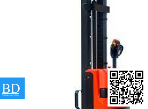 Xe nang dien 4 cang, side shift, binh lithium 80V 560Ah. Model: ECB30. NSX: BYD-, loai khung nang: 2 tang, chieu dai cang