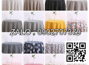 Khăn Trải Bàn Trơn Vải Các Mầu, Nhiều Kích Thước