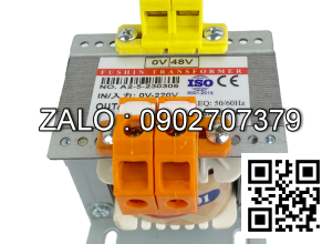 Biến áp 1 pha 220V ra 48V 50A - Nhản hiệu : Fushin