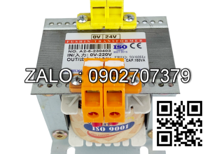 Biến áp 220V ra 24V 150VA (6A) - Nhản hiệu : Fushin