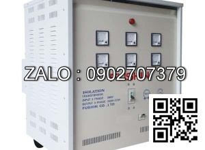 Cách ly 3P 380V/220V 3KVA - Dây Nhôm - Nhản hiệu : Fushin