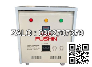 Biến áp cách ly 3P 380V/380V-500VA Dây Đồng - Nhản hiệu : Fushin