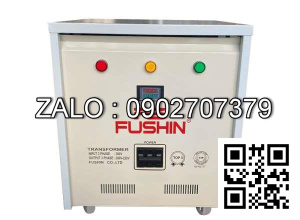 Biến áp 3 pha ra 1 pha 75KVA - Dây đồng 100% - Nhản hiệu : Fushin