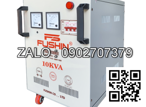 Biến áp cách ly 1P 220V/110V 10KVA-Dây Đồng - Nhản hiệu : Fushin