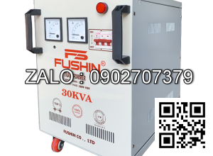 Biến áp cách ly 1P 220V/110V-220V 30KVA-Dây đồng - Nhản hiệu : Fushin
