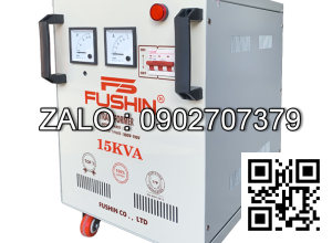 Biến áp cách ly 1P 220V/110V-220V 15KVA-Dây Đồng - Nhản hiệu : Fushin
