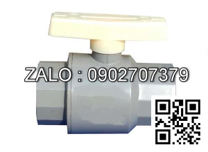 Van khóa nước nhựa tay gạt nước nhựa màu trắng 21 Tiền Phong
