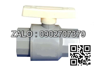Van khóa nước nhựa tay gạt nước nhựa màu trắng 49 Tiền Phong