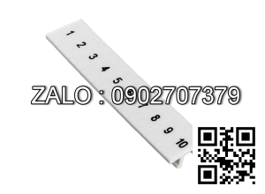 Thanh ghi nhãn đánh số Leipole ZB5-1-10