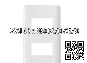 Mặt dùng cho 2 thiết bị Clipsal / Schneider A8402S_WE_G19