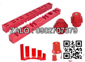 Giá đỡ thanh đồng Gama EL-409 4P, 4x2 rãnh 11mm, 4x2 rãnh 6mm