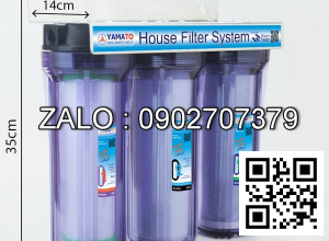 Bộ lọc nước thô đầu nguồn 3 cấp lọc 10inch Yamato YMTH10-3T