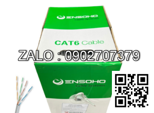 Cable Mạng Ensoho UTP 6E Màu Đen 305m Ngoài Trời (EN-U6CA23 Outdoor)