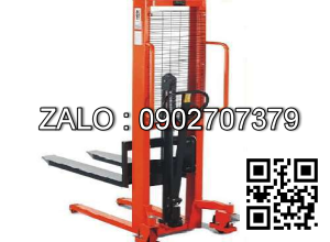 Xe nâng tay cao siêu rộng dùng pallet 2 mặt OPK Meditek HS2016W