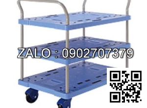 XE ĐẨY HÀNG 3 TẦNG SÀN NHỰA PRESTAR PF-305C-P