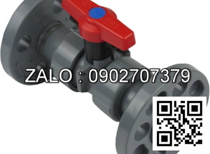 Van bi nhựa PVC mặt bích 2 ngã DN10