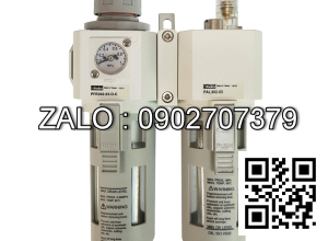 Bộ lọc khí nén - Lọc Đôi tách rời (hãng SMC) AWD40-02