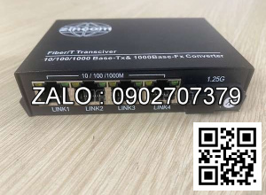 Converter quang Zincom 4 Cổng Ethernet 10/100/1000M ZC-1000MA-4GE