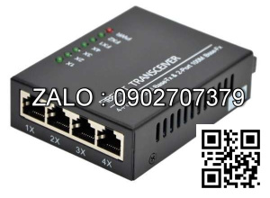 Bộ chuyển đổi quang điện 2 Quang 4 LAN - Converter quang