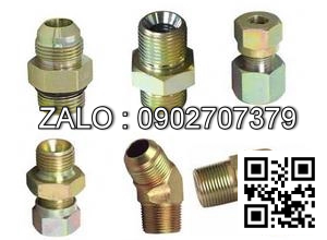 Đầu nối thủy lực 1 đầu ren 19, 1 đầu ren 21