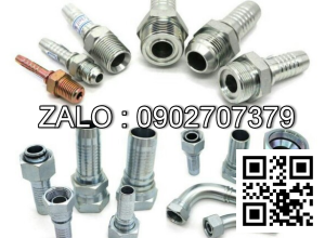 Đầu nối thủy lực 2 đầu hạt bắp phi 20