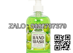 Nước rửa tay Hương Táo Dưỡng Ẩm Kháng Khuẩn Hiệu Sofree
