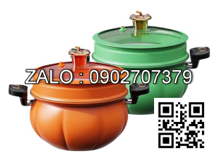 Nồi Áp Suất 2 tầng Bí Ngô 4in1