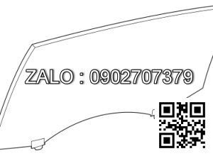 Kính cửa sau LH 68104-0T010 ( Venza 2009 )