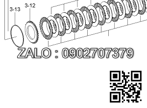 Tổng phanh xe nâng HYUNDAI 250D-7E 35HV-01000