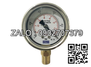 Đồng hồ áp suất 1 kim chân đứng 1400 psi