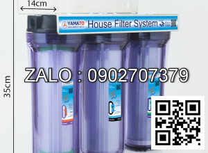 Bộ lọc nước thô đầu nguồn 3 cấp lọc 10inch Yamato YMTH10-3T
