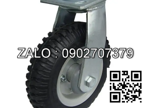 Bánh xe 250 đỏ - cao su đen