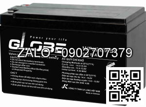 Bình ắc quy Globe GLOBE WP12-12SE 12V - 12AH 151X98X93