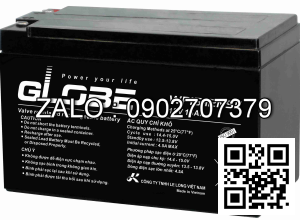 Bình ắc quy Globe GLOBE WP5-6 12V - 5AH 70X47X102