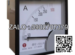 Đồng hồ AmpeBE96-500/5A