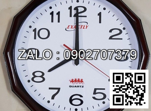 Đồng hồ treo tường tròn kim trôi 35CM EXACTLY 