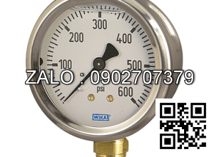 Đồng Hồ Đo Áp Suất, Áp Lực Chân Ren Sau