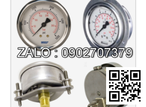 Đồng Hồ Áp Lực Chân Sau Có Vành