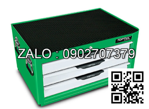 Tủ đồ nghề 3 ngăn màu xanh TOPTUL 157 chitiết New-pro line GCAZ0036